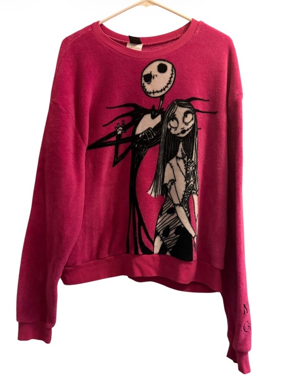 Primark Tops - Nightmare Before Christmas Pink Crewneck Sweatshirt